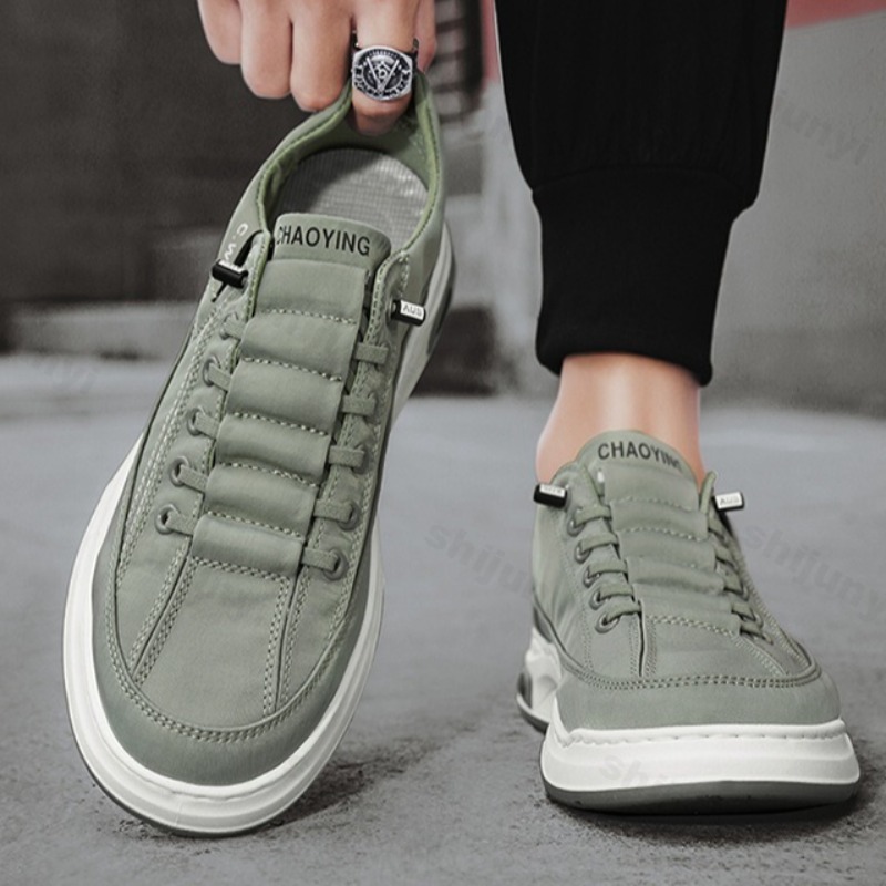 Mens Fashion Autumn 2025 - Męskie buty sportowe na platformie, wsuwane,