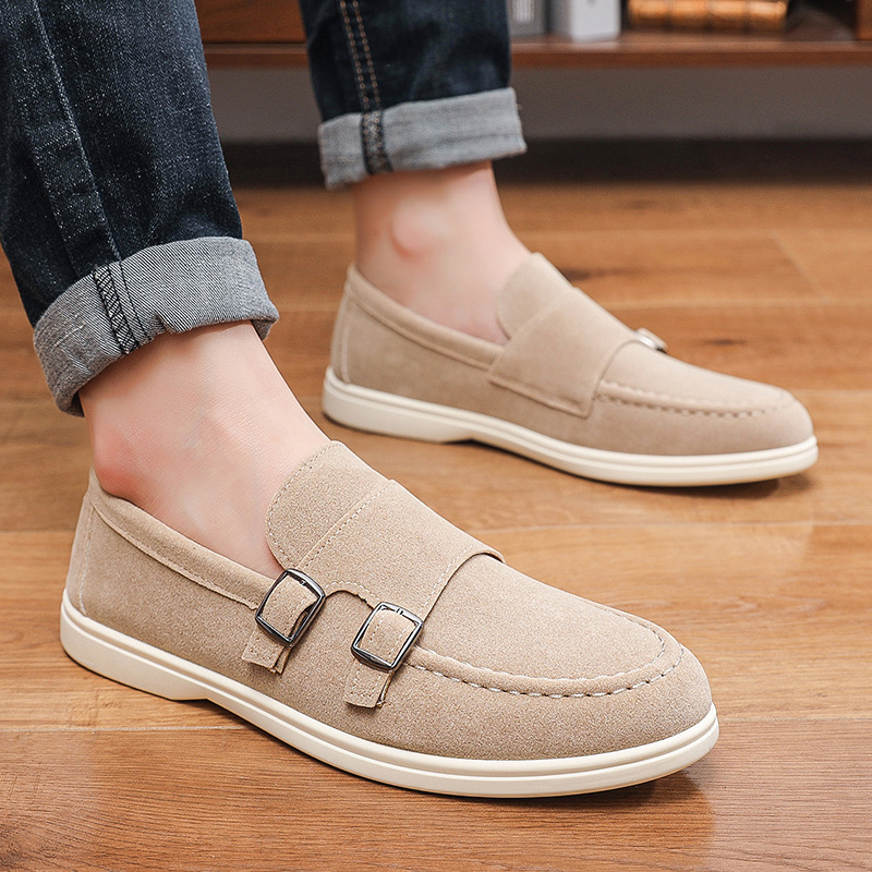 Men'S Fashion For Wedding - Męskie buty codzienne, mokasyny z zamszu,