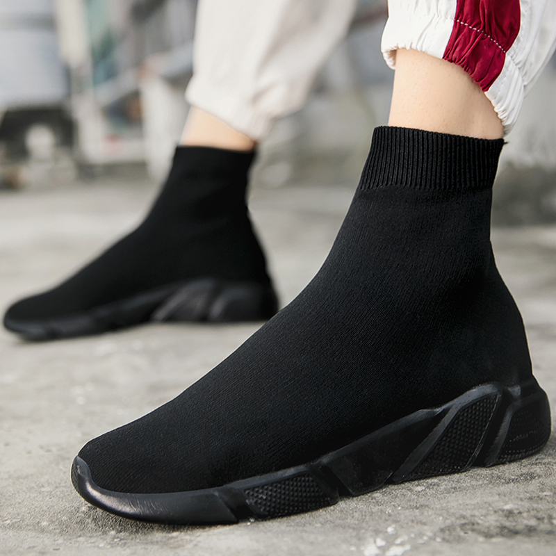 Mens Fashion Autumn 2025 - Męskie sneakersy na wiosnę 2025, czarne