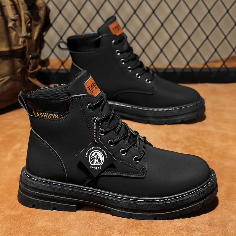 Mens Fashion Autumn 2025 - Męskie buty za kostkę na jesień