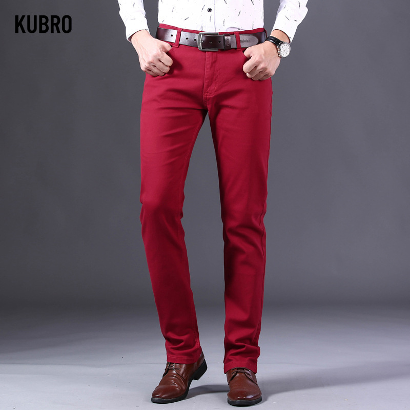 Men'S Fashion Reviews - Marka Klasyczny styl Męskie wino czerwone
