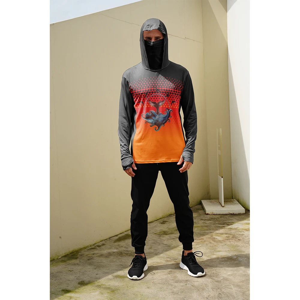 Men'S Fashion T Shirts - Męskie koszulki wędkarskie z ochroną przeciwsłoneczną,