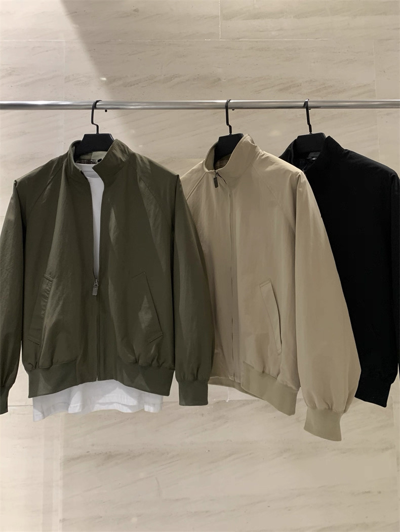 Harrington Jacket - Kurtka Harrington z zamkiem błyskawicznym i