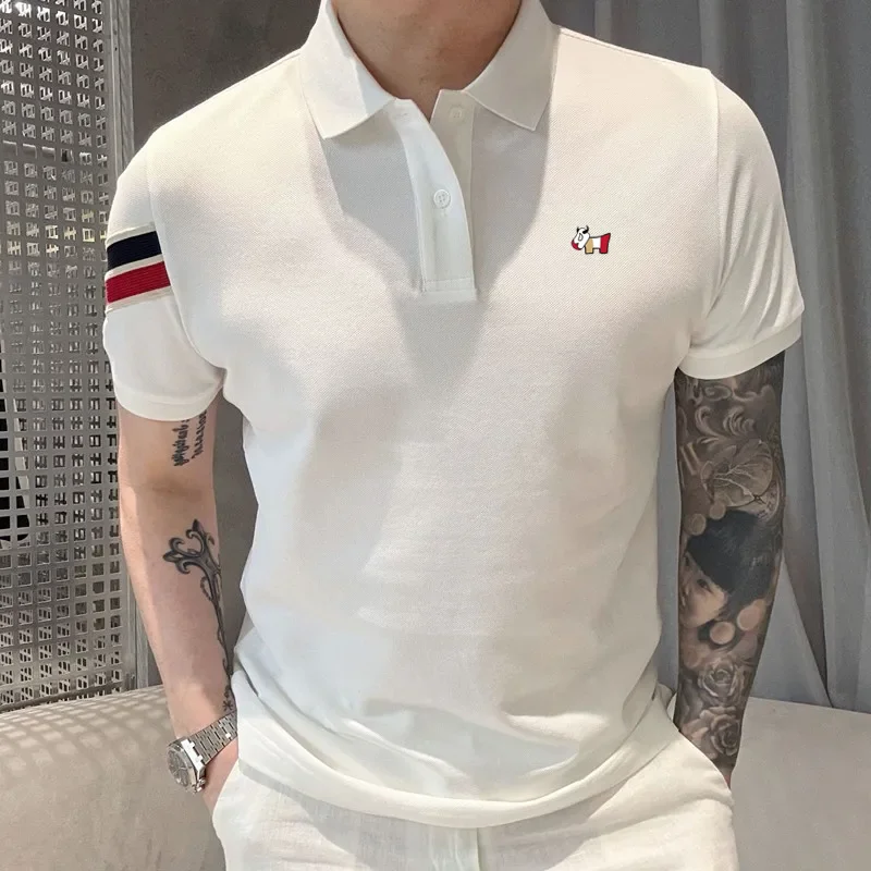 Men'S Fashion Golf Clothing - Męska odzież golfowa, letnia nowa koszulka