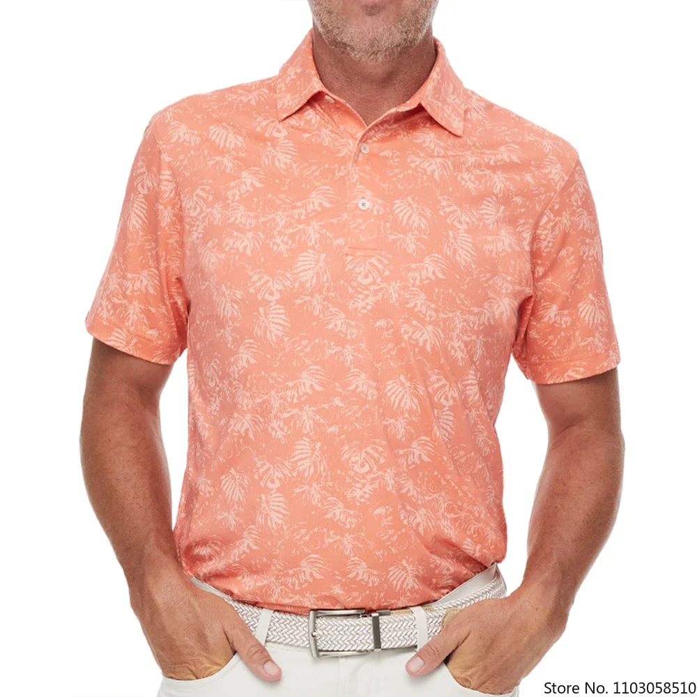 Men'S Fashion Golf Clothing - Letnia koszulka golfowa męska, sportowa koszulka