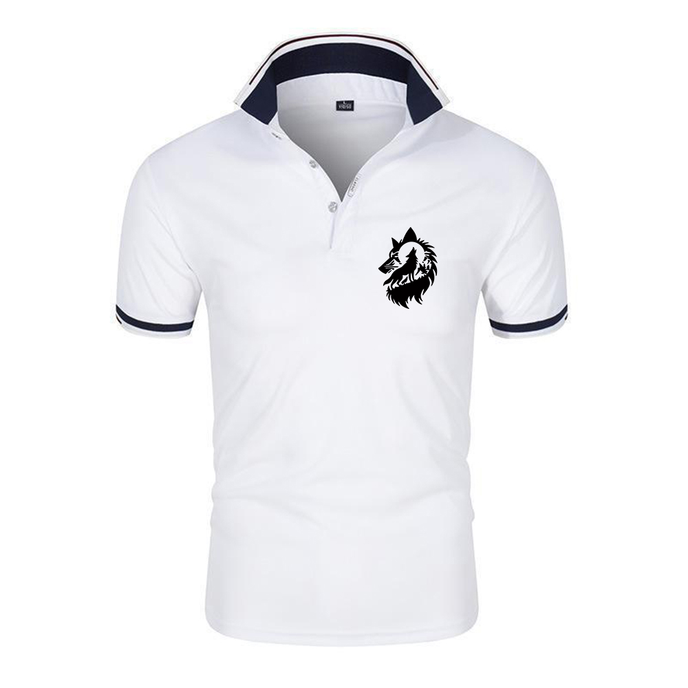Men'S Fashion Golf Clothing - 2026, logo „Wolf Moon”, nowa letnia