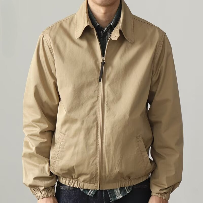 Harrington Jacket - Kurtka męska w stylu literackim, swobodna,