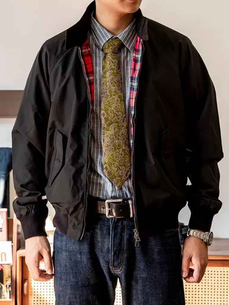 Harrington Jacket - Czerwona kurtka Tornado w klasycznym brytyjskim