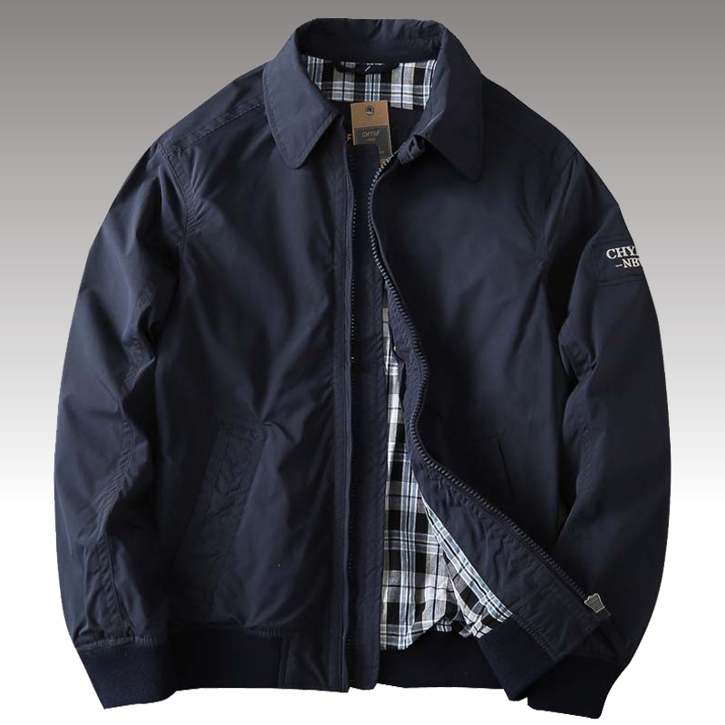 Harrington Jacket - Wiosna na co dzień jednolita moda