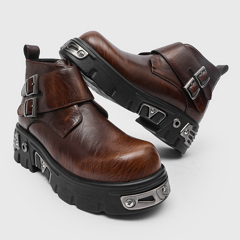Men'S Fashion For 45 Years Old - Męskie buty na platformie w stylu