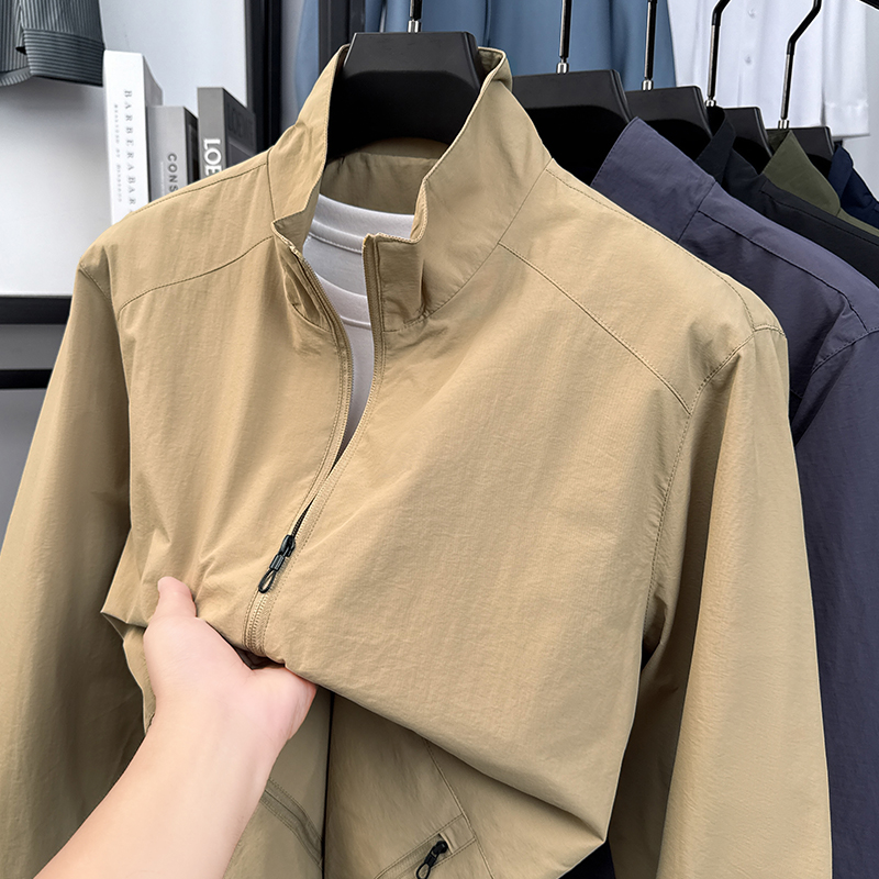 Harrington Jacket - Męska lekka, składana kurtka wiatrówka 100%