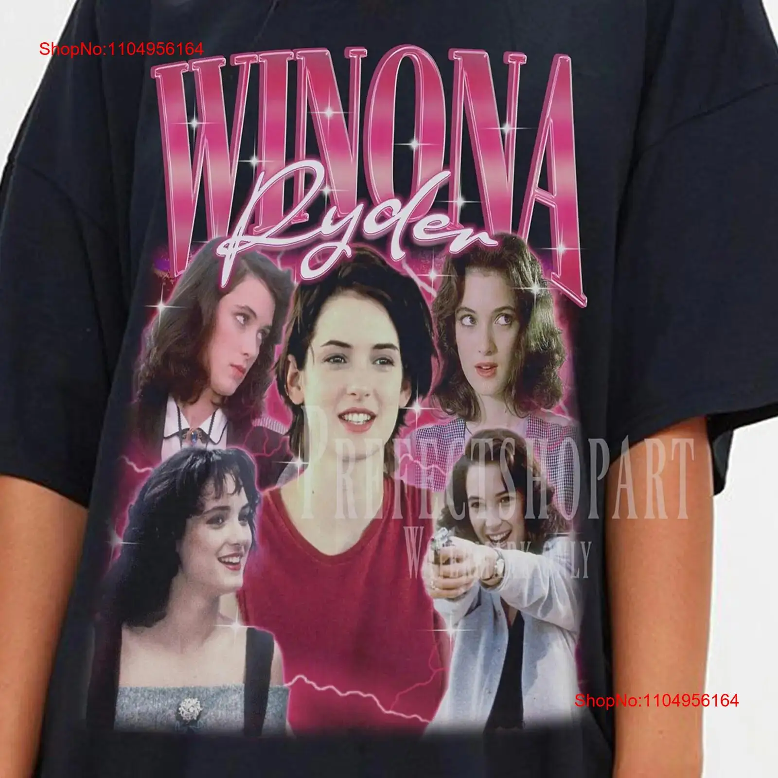 Poster Men Fashion - Koszulka Winona Ryder Merch Fan Retro
