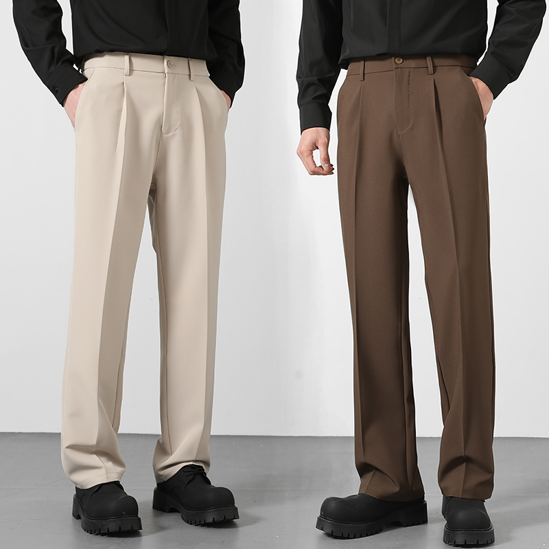 Men'S Fashion Pants 2025 - Męskie spodnie garniturowe 2025, luźny krój,