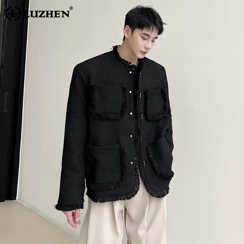 Men'S Fashion Reviews - LUZHEN Oryginalna Kurtka Męska z Kieszeniami,