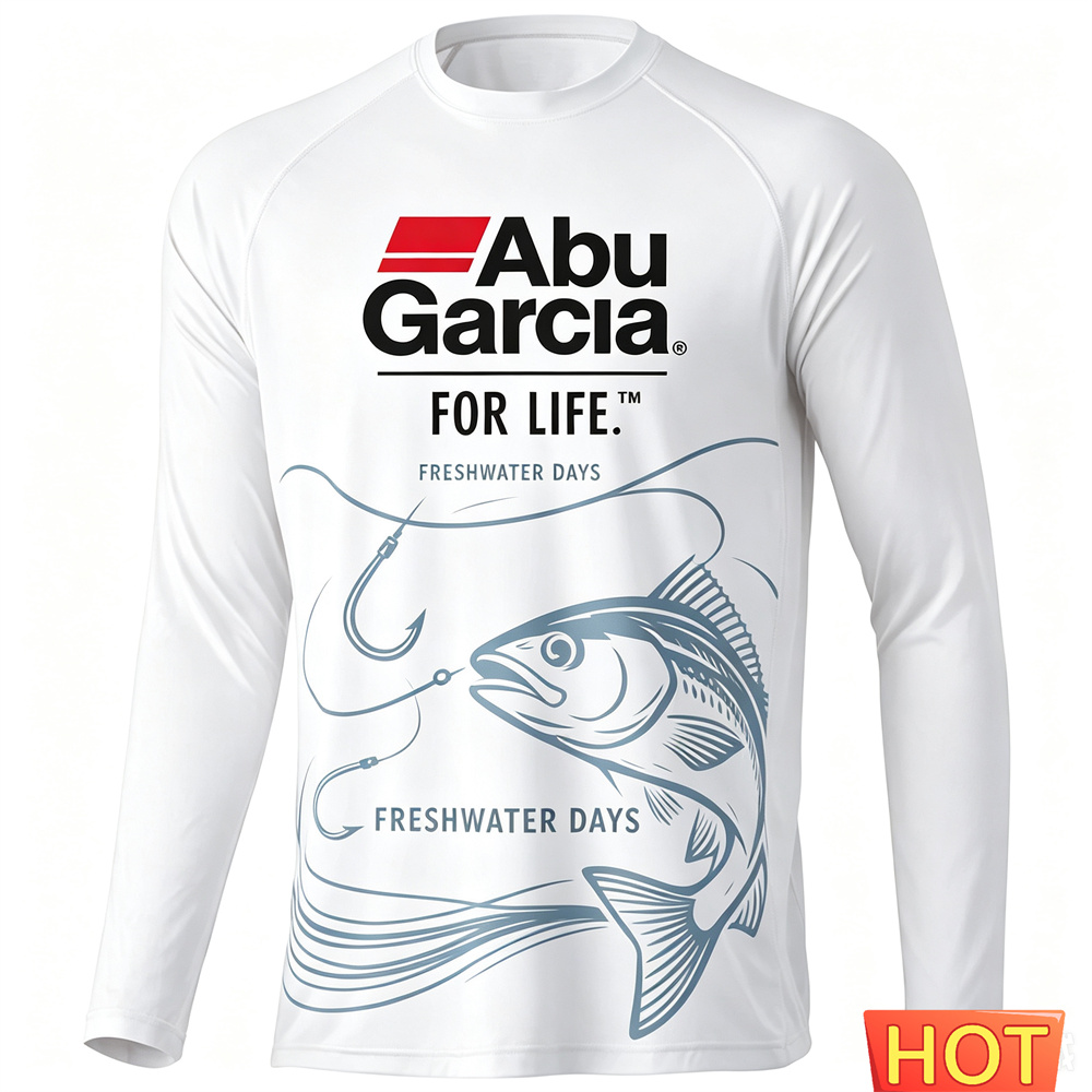 Men'S Fashion T Shirts - Jesienna męska koszulka wędkarska z długim