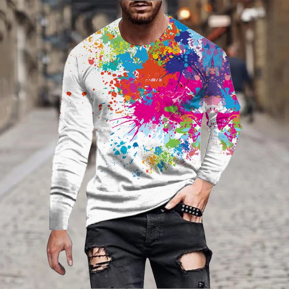 Męska koszulka z długim rękawe – Men'S Fashion T Shirts recenzja i cena