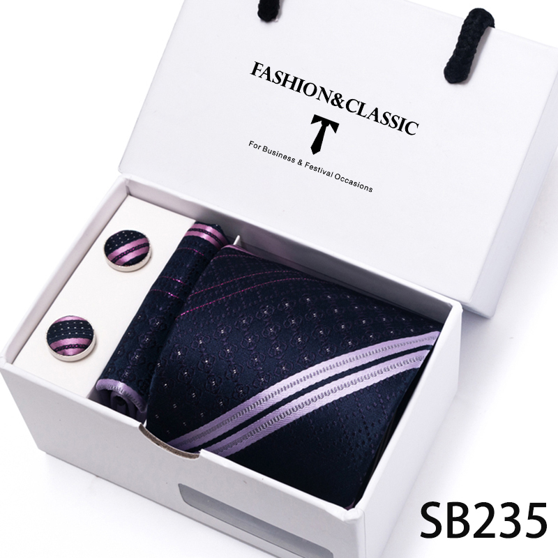 Elegancki zestaw krawatów dla  – Men'S Fashion For Wedding recenzja i cena