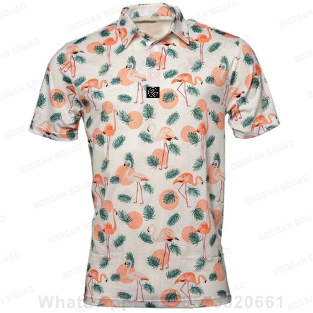 Męska koszulka polo z krótkim  – Men'S Fashion Golf Clothing recenzja i cena