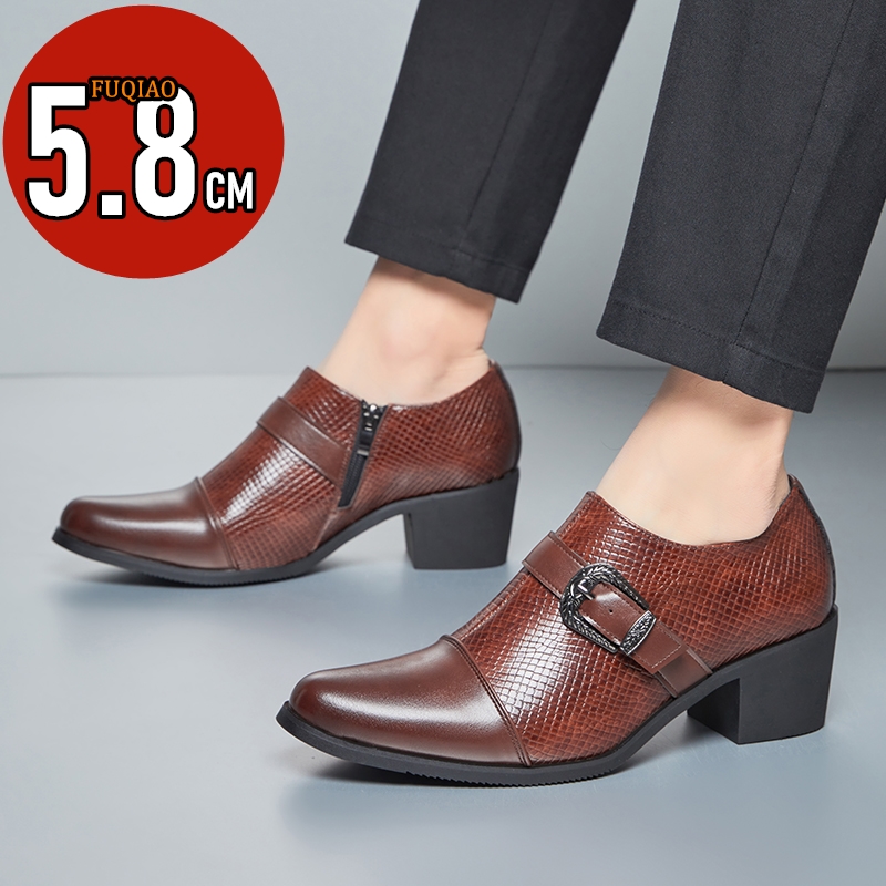 Męskie skórzane buty na wysoki – Men'S Fashion For Wedding recenzja i cena