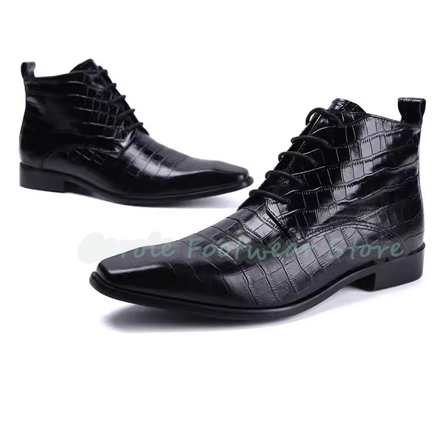 Męskie botki ze skóry naturaln – Men'S Fashion For Wedding recenzja i cena