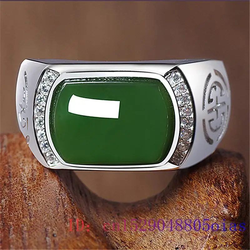 Pierścionek z zielonego jadeit – Men'S Fashion For Wedding recenzja i cena
