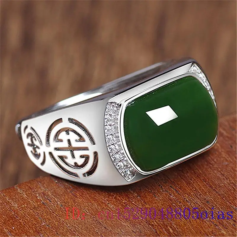 Pierścionek z zielonego jadeit – Men'S Fashion For Wedding recenzja i cena