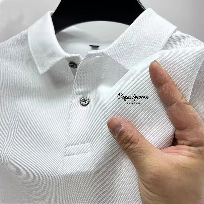 Męska koszulka polo z krótkim  – Men'S Fashion Golf Clothing recenzja i cena