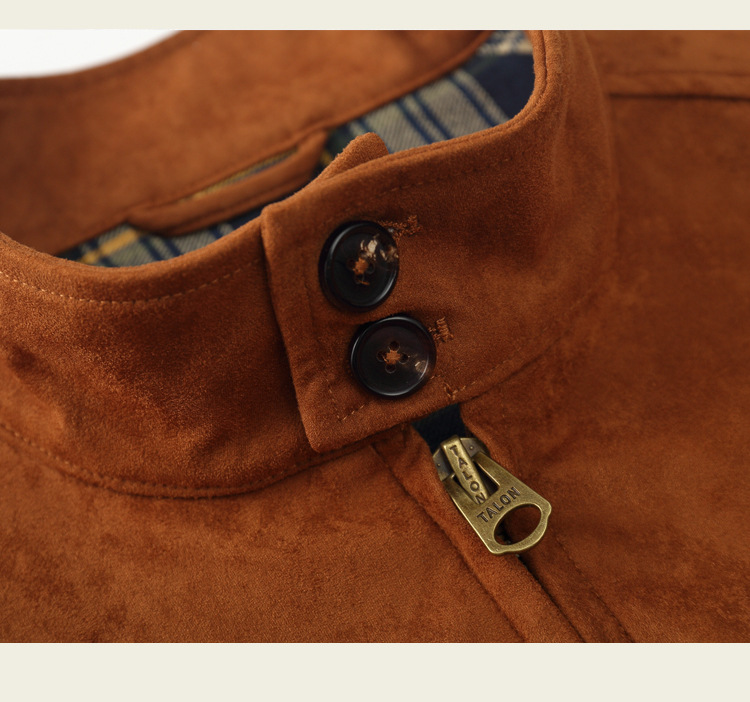 Kurtka męska ze skóry zamszowe – Harrington Jacket recenzja i cena