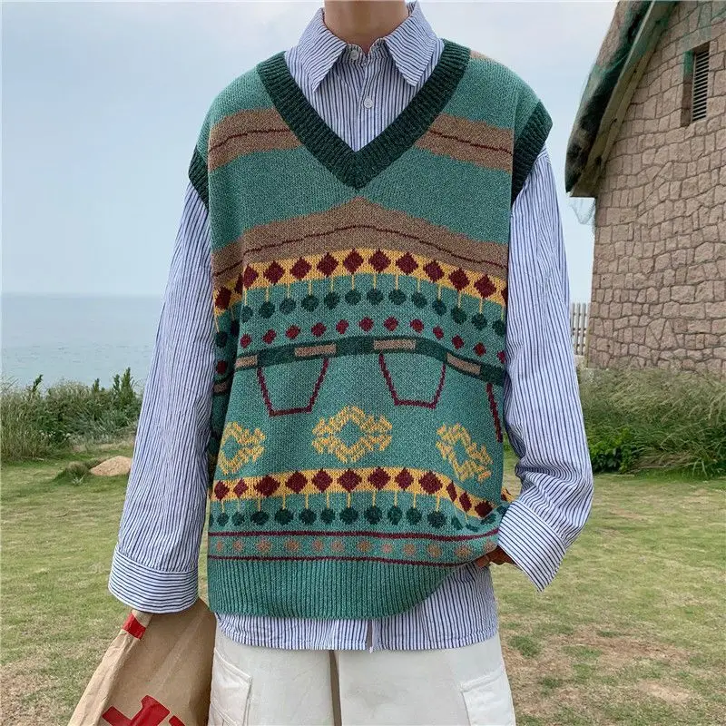Kamizelka koreańska moda dzian – Men'S Fashion Reviews recenzja i cena
