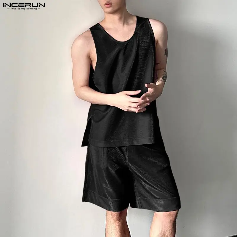 INCERUN Męskie Komplety Błyszc – Men'S Fashion Usa recenzja i cena