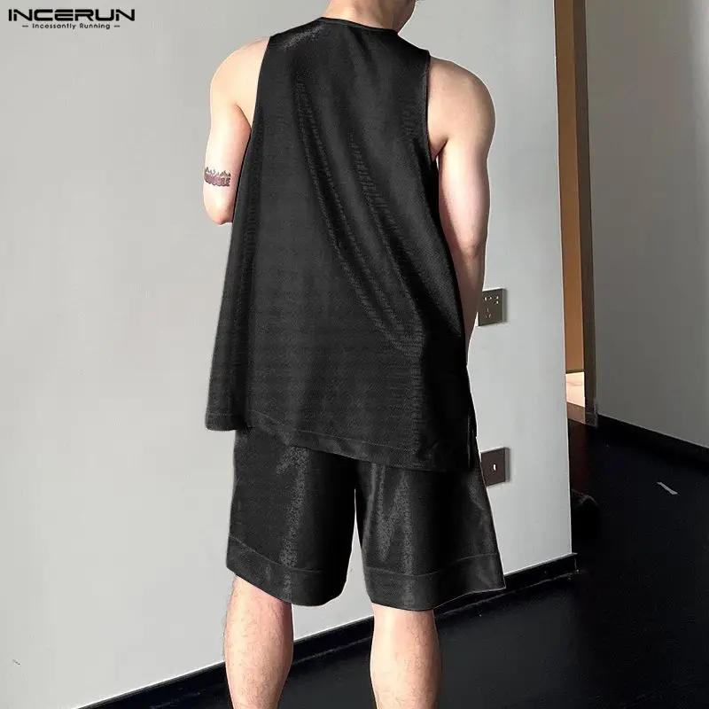 INCERUN Męskie Komplety Błyszc – Men'S Fashion Usa recenzja i cena