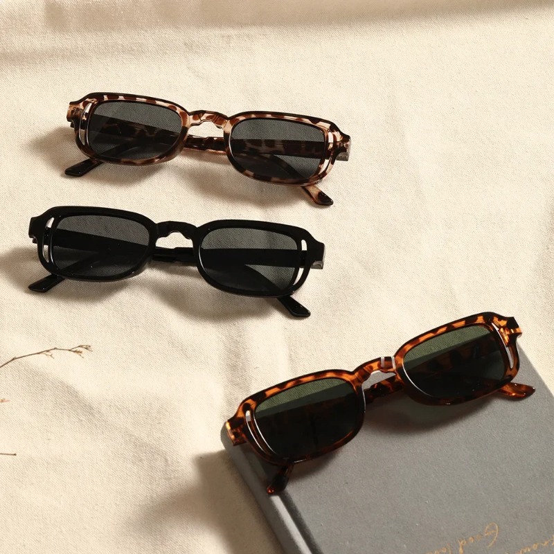 Luksusowe prostokątne okulary  – Men'S Fashion Looks recenzja i cena