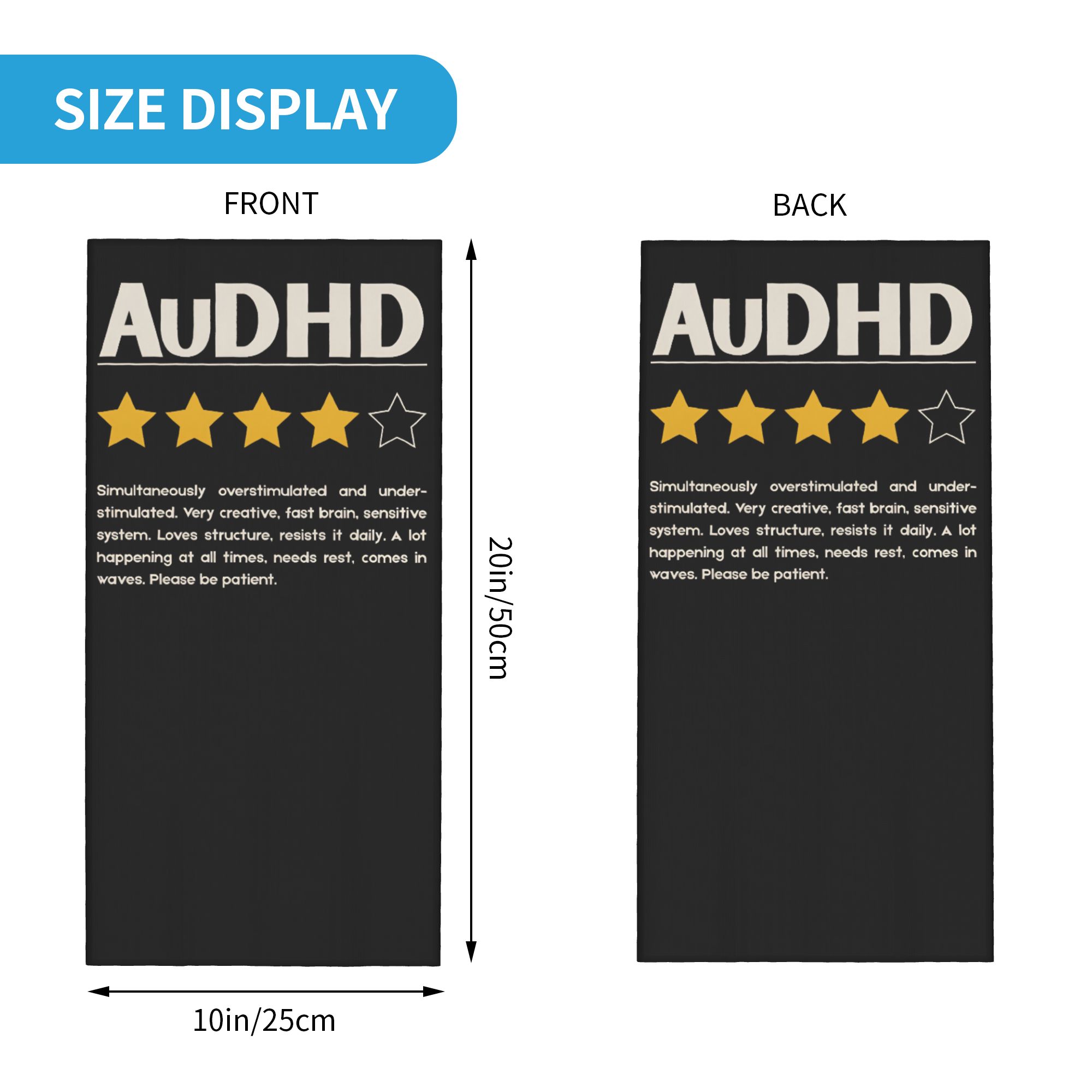 AuDHD Star Review Bandana na s – Men'S Fashion Reviews recenzja i cena