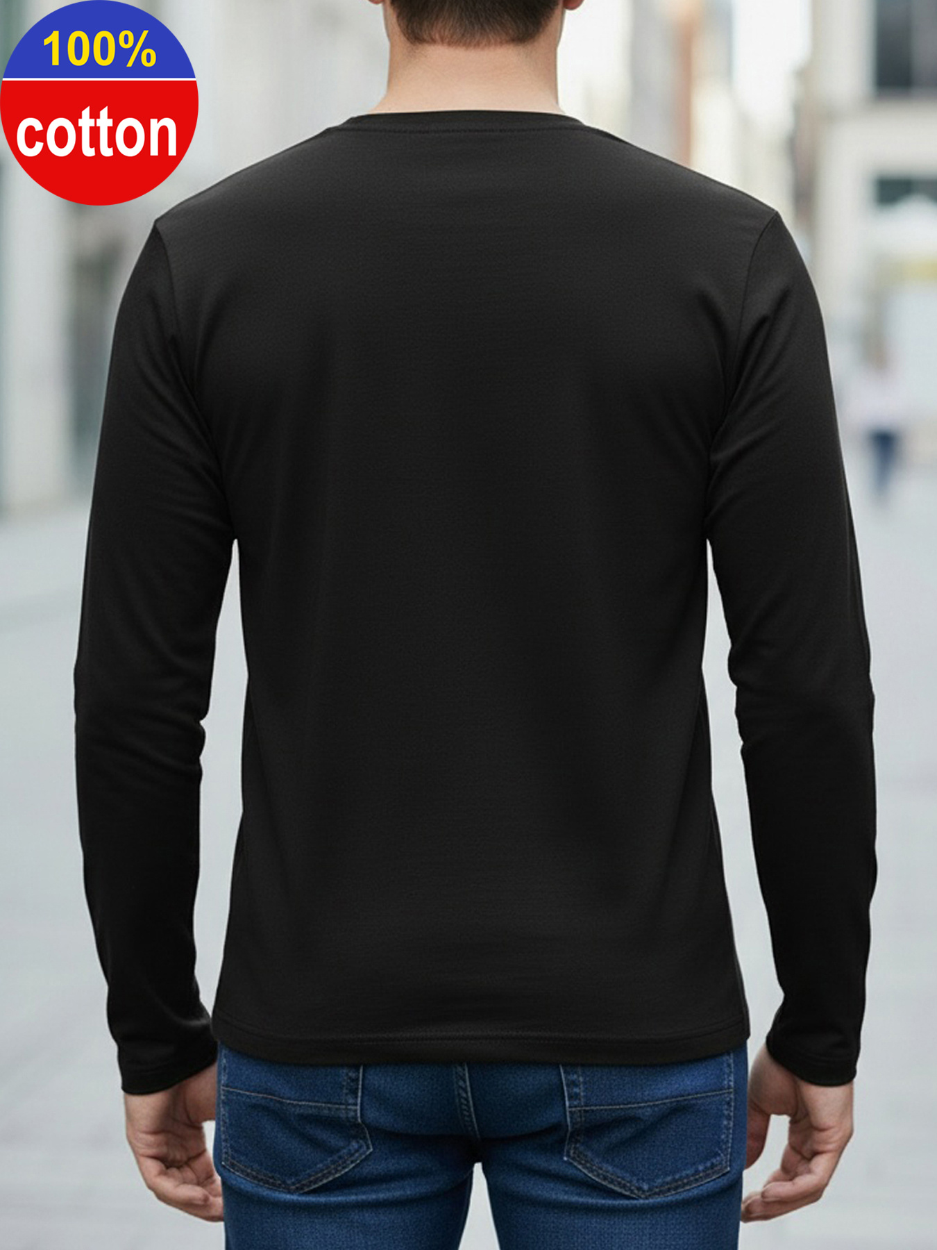 Męska koszulka z długim rękawe – Men'S Fashion T Shirts recenzja i cena