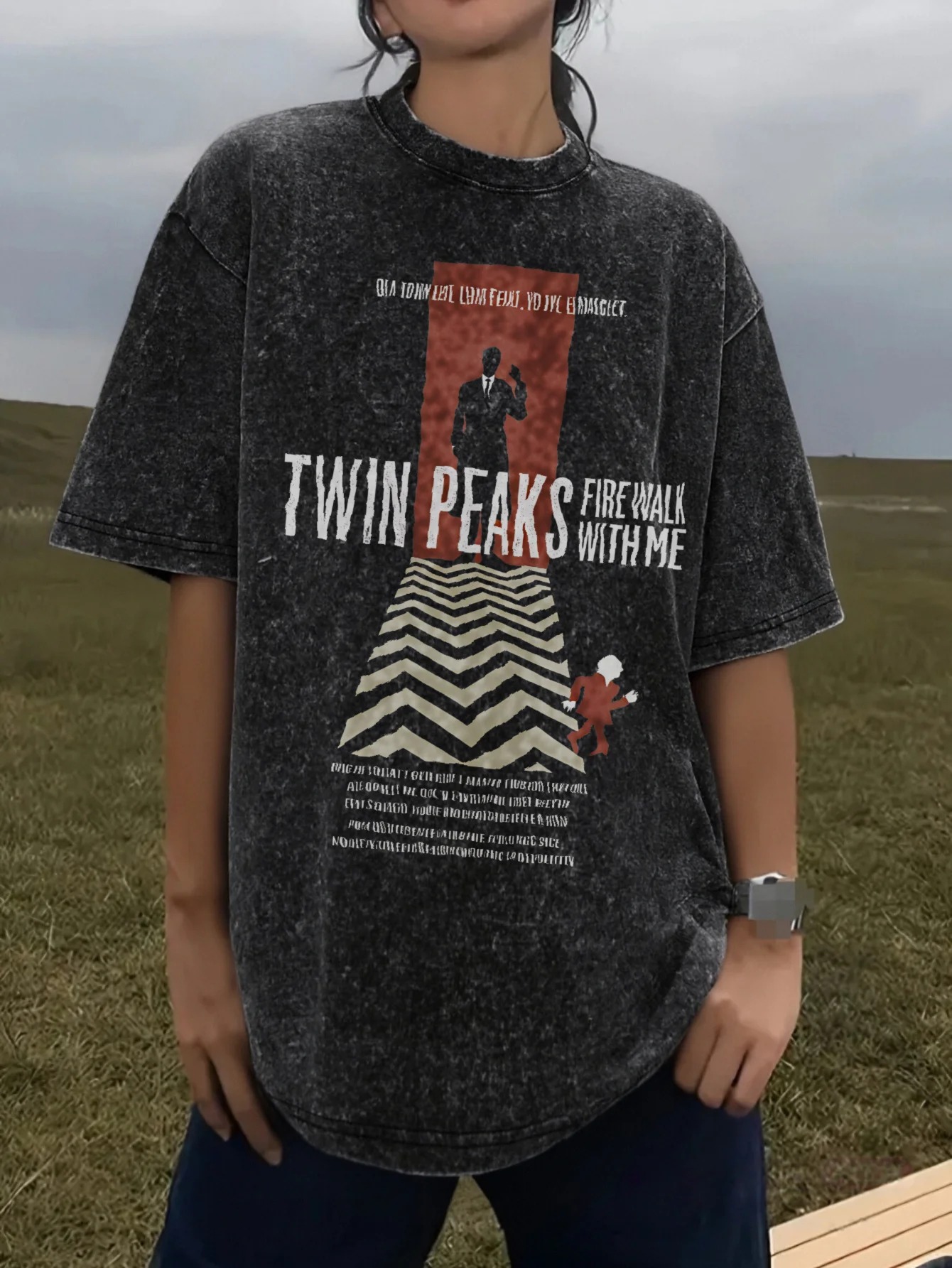 Koszulka Twin Peaks z serialu  – Poster Men Fashion recenzja i cena