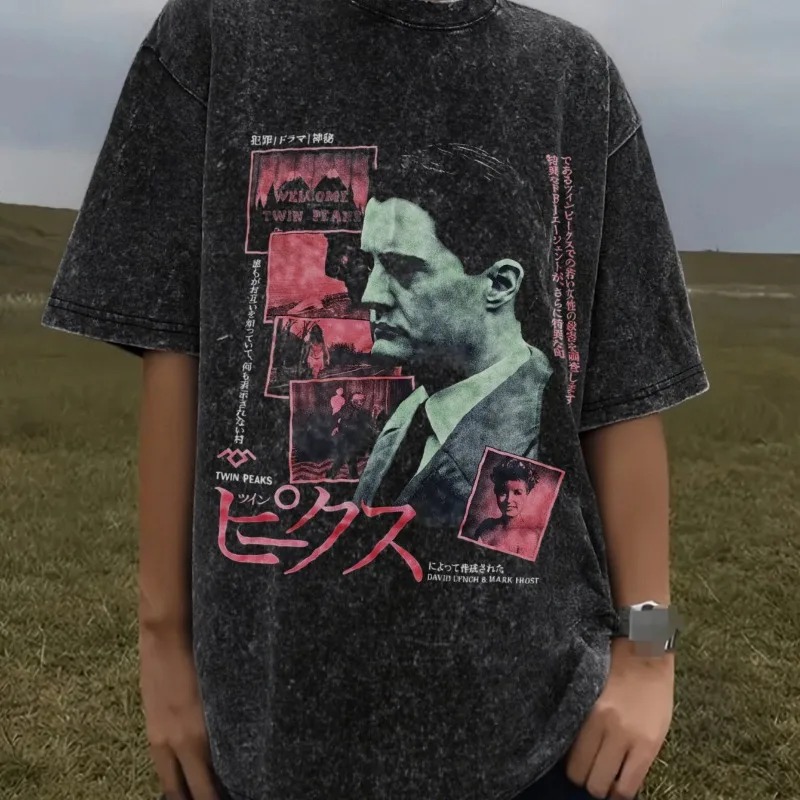 Koszulka Twin Peaks z serialu  – Poster Men Fashion recenzja i cena