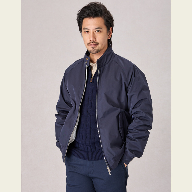 Męskie kurtki w jednolitym kol – Harrington Jacket recenzja i cena