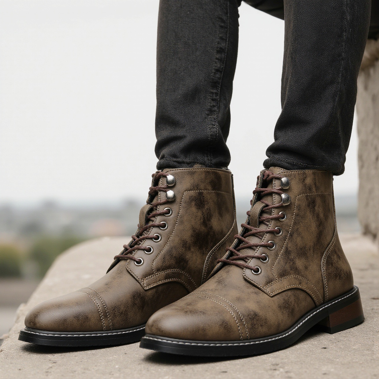 Skórzane Botki 2026 Retro Mark – Men'S Fashion Looks recenzja i cena