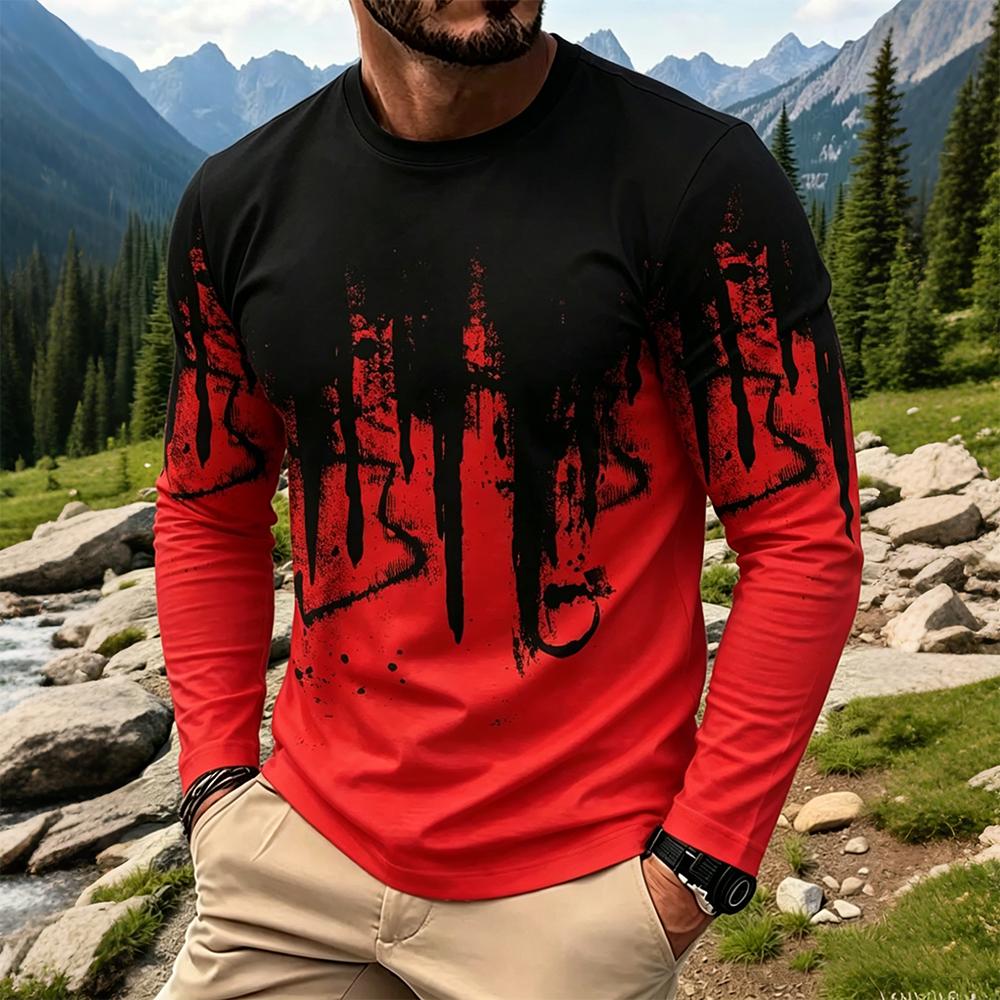 Męska koszulka z długim rękawe – Men'S Fashion T Shirts recenzja i cena